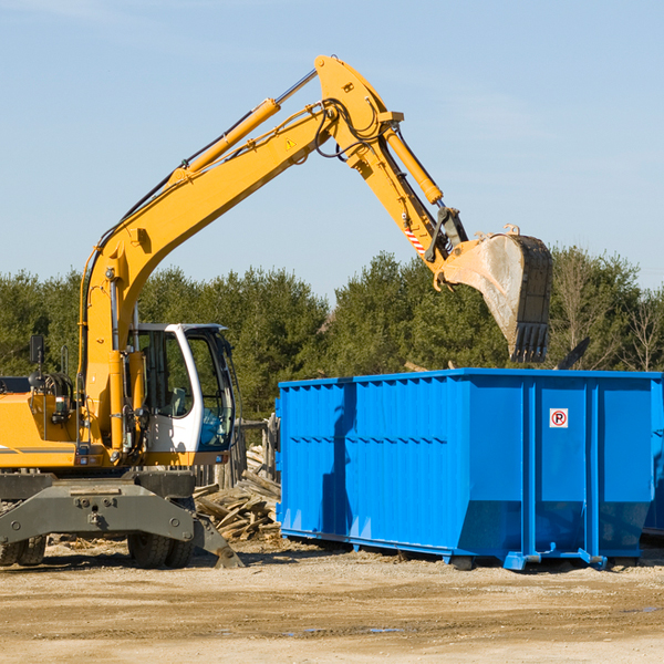 can i choose the location where the residential dumpster will be placed in Fairview